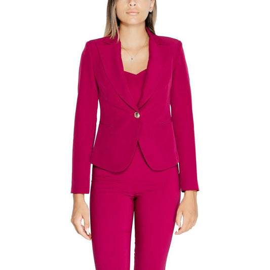 Rinascimento Bordeaux Polyester Blazer RI-14928800129-XL