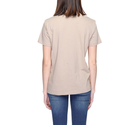 Blauer Beige Cotton T-Shirt
