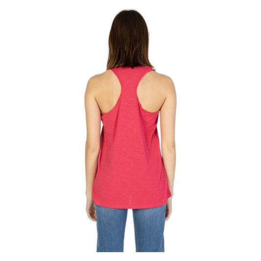 Blauer Pink Cotton Tank Top BL-13445501373-XL
