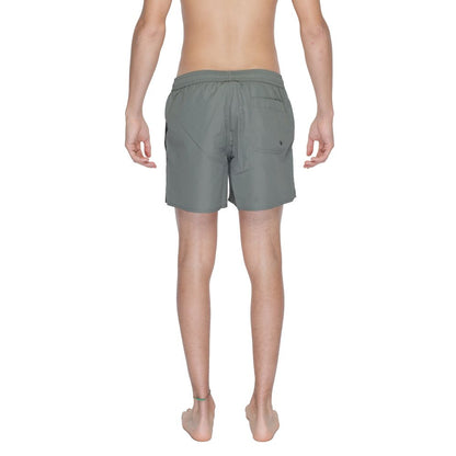 Emporio Armani Underwear Green Polyester Swim Shorts