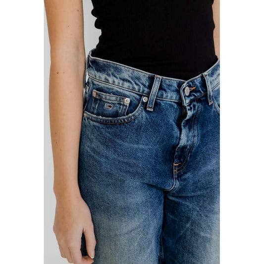 Tommy Hilfiger Jeans Blue Recycled Cotton Mom Jean