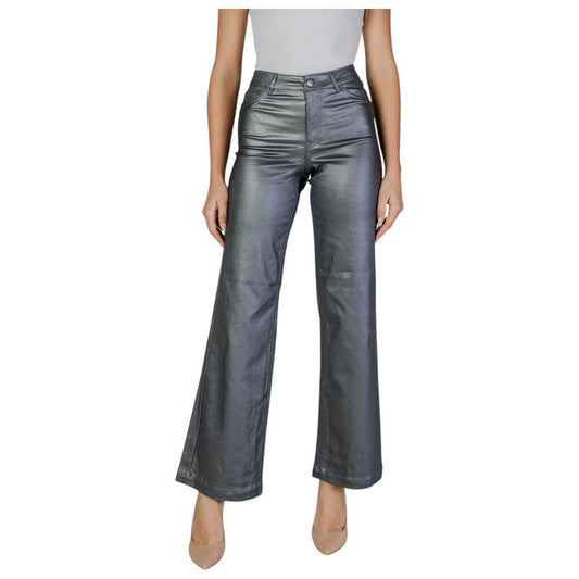 Jacqueline De Yong Silver Viscose Pant JA-15798600226-S/32