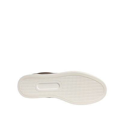 Dolce & Gabbana Gold Leather Logo London Men Sneaker Shoes