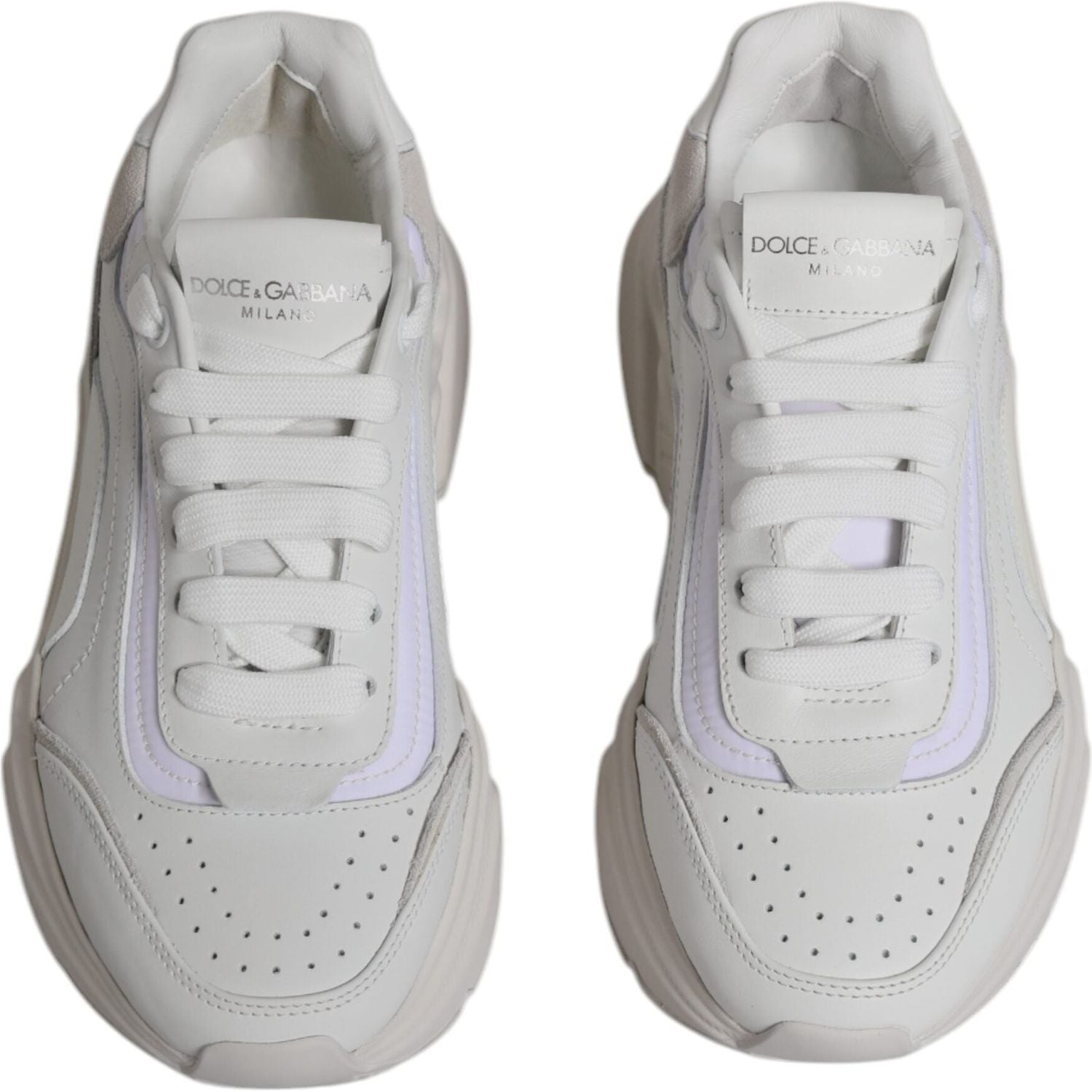 Dolce & Gabbana White Daymaster Low Top Sneakers Shoes