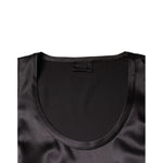 Brunello Cucinelli Black Silk Blend Sleeveless Tank Top TSH86789-38