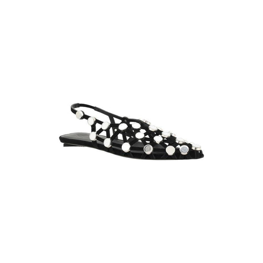 The Attico Grid Ballerinas