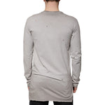Dolce & Gabbana Gray Printed Cotton Crewneck Pullover Sweater TSH87326-48