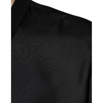 Dolce & Gabbana Black Cotton Square Neck Short Sleeve T-shirt TSH87310-50