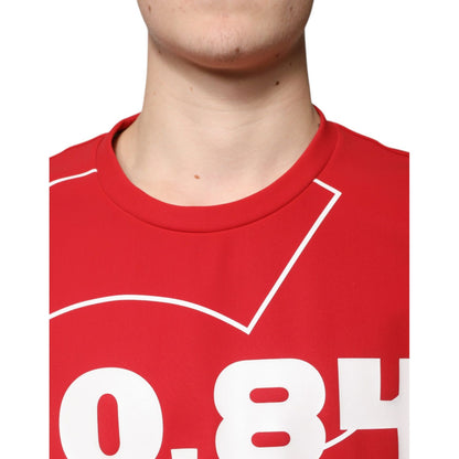 Dolce & Gabbana Multicolor Logo Cotton Men Crew Neck T-shirt