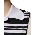 Dolce & Gabbana Multicolor Stripe Collared Polo T-shirt TSH87334-48