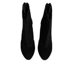 Dolce & Gabbana Black Mesh Stiletto Heels Ankle Boots Shoes LA12122-41