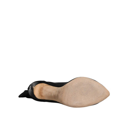 Dolce & Gabbana Black Nylon Stretch Mesh Sock Boots Shoes