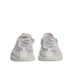 Dolce & Gabbana White Mesh NS1 Low Top Sports Sneaker Shoes LA12205-35
