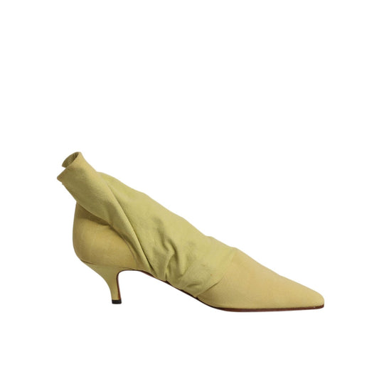 Dolce & Gabbana Green Sock Style Heels Ankle Boots Shoes LA12229-39