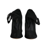 Dolce & Gabbana Black Nylon Mesh Sock Style Boots Shoes LA12247-40