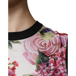 Dolce & Gabbana Multicolor Floral Silk Sleeveless Tank Blouse Top TSH86834-38