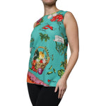 Dolce & Gabbana Multicolor Vegetables Sleeveless Tank Top TSH86837-38
