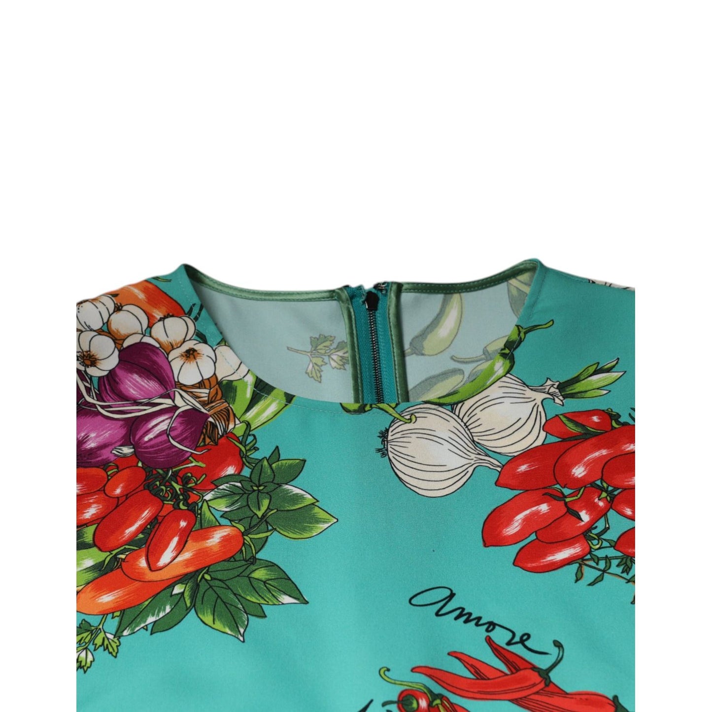 Dolce & Gabbana Multicolor Vegetables Sleeveless Tank Top TSH86837-38