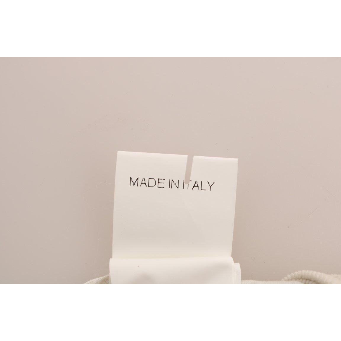 بنطال Ermanno Scervino Chic Beige Corduroy Skinny Slim Fit