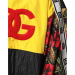 Dolce & Gabbana Multicolor Patchwork Men Full Zip Sweater JKT3786-48