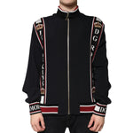 Dolce & Gabbana Black DG King Full Zip Sweatshirt Sweater TSH7908-52