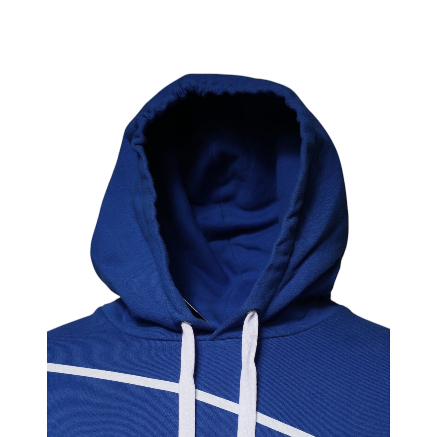 Dolce & Gabbana Blue Logo Print Hooded Sweatshirt Sweater TSH87530-52