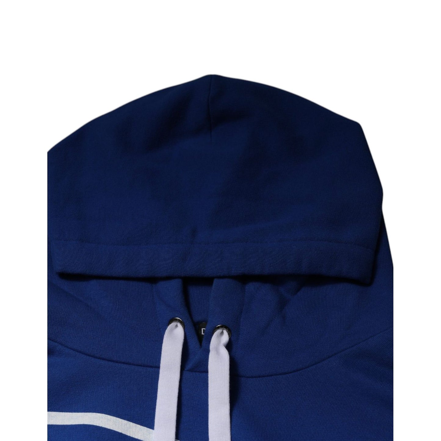 Dolce & Gabbana Blue Logo Print Hooded Sweatshirt Sweater TSH87530-52
