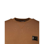 Dolce & Gabbana Brown Logo Plaque Crew Neck Pullover Sweater TSH87583-48