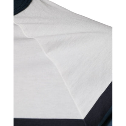 Dolce & Gabbana White DG Crown Cotton Crew Neck T-shirt