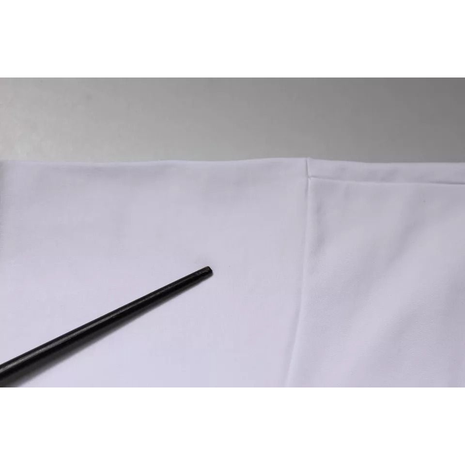 Dolce & Gabbana White DG Logo Crew Neck Short Sleeve T-shirt