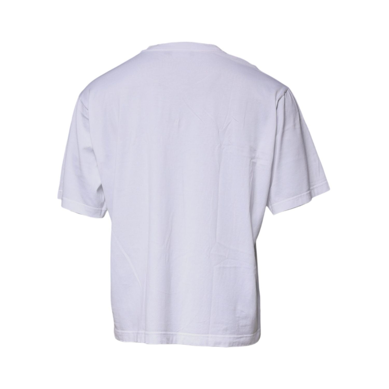 Dolce & Gabbana White DG Logo Crew Neck Short Sleeve T-shirt