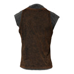 Dolce & Gabbana Brown Cotton Round Neck Sleeveless T-shirt TSH87482-52