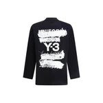 Y-3 Long Sleeve Jersey whit maxi print Y-JN4880BLACK-S