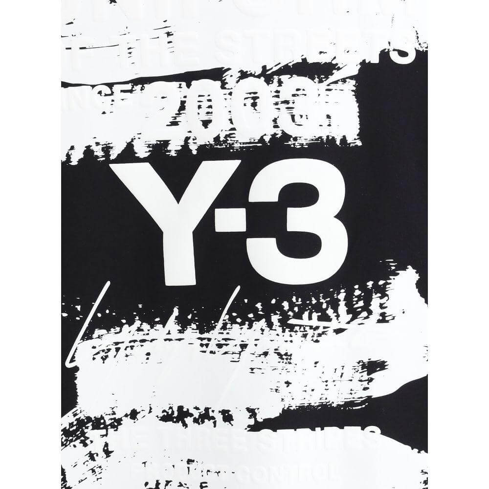 Y-3 Long Sleeve Jersey whit maxi print Y-JN4880BLACK-S