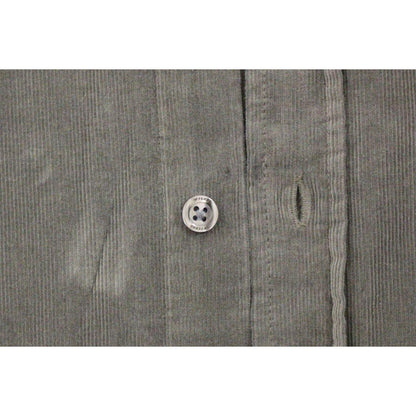 GF Ferre Green Button Front Cotton Casual Shirt