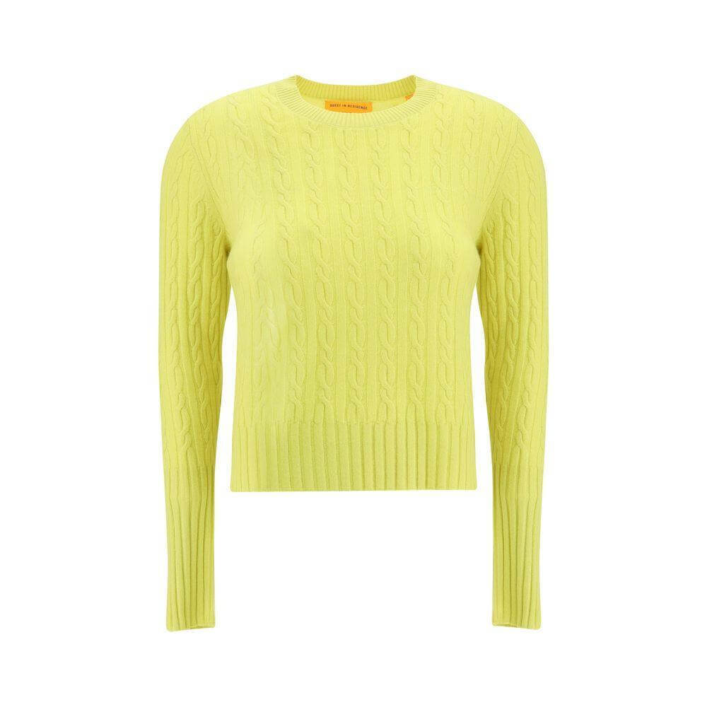 Guest in Residence Cashmere Braided Sweater GU-W26210JMLEMON-S