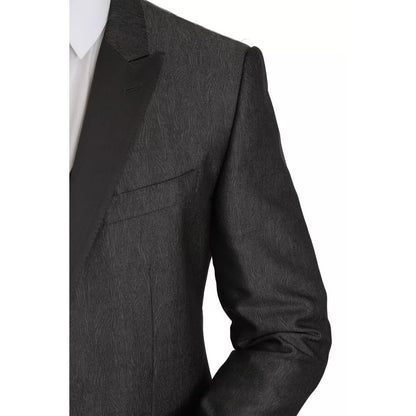 Dolce & Gabbana Gray MARTINI 2 Piece Vest Coat Blazer