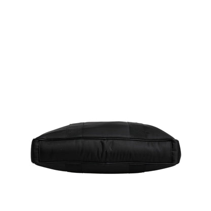 Dolce & Gabbana Black Logo Plaque Double Handle Messenger Bag