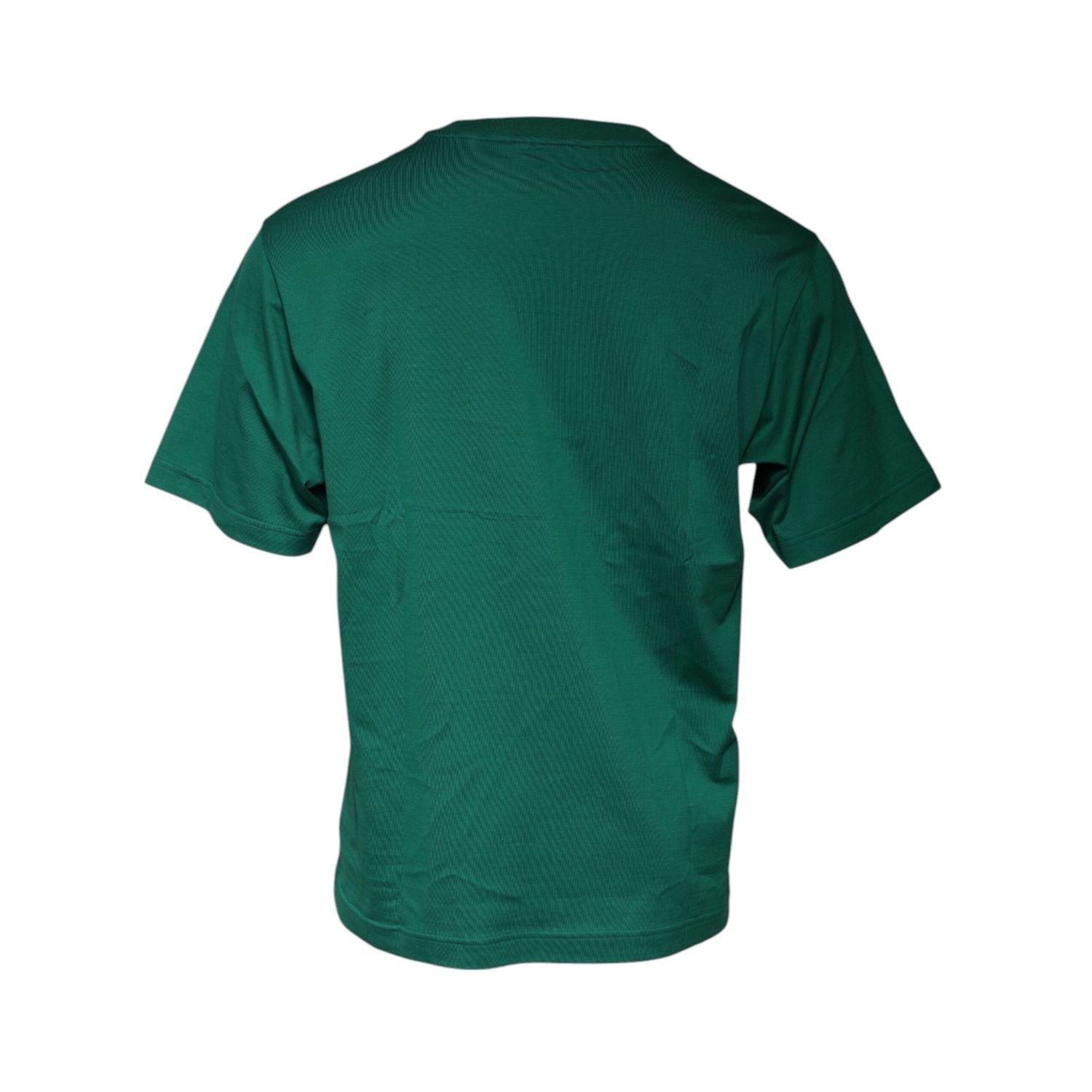 Dolce & Gabbana Green Logo Crew Neck Short Sleeves T-shirt