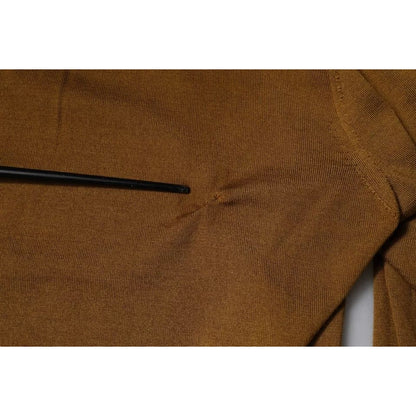 Dolce & Gabbana Brown Cashmere Turtleneck Pullover Sweater