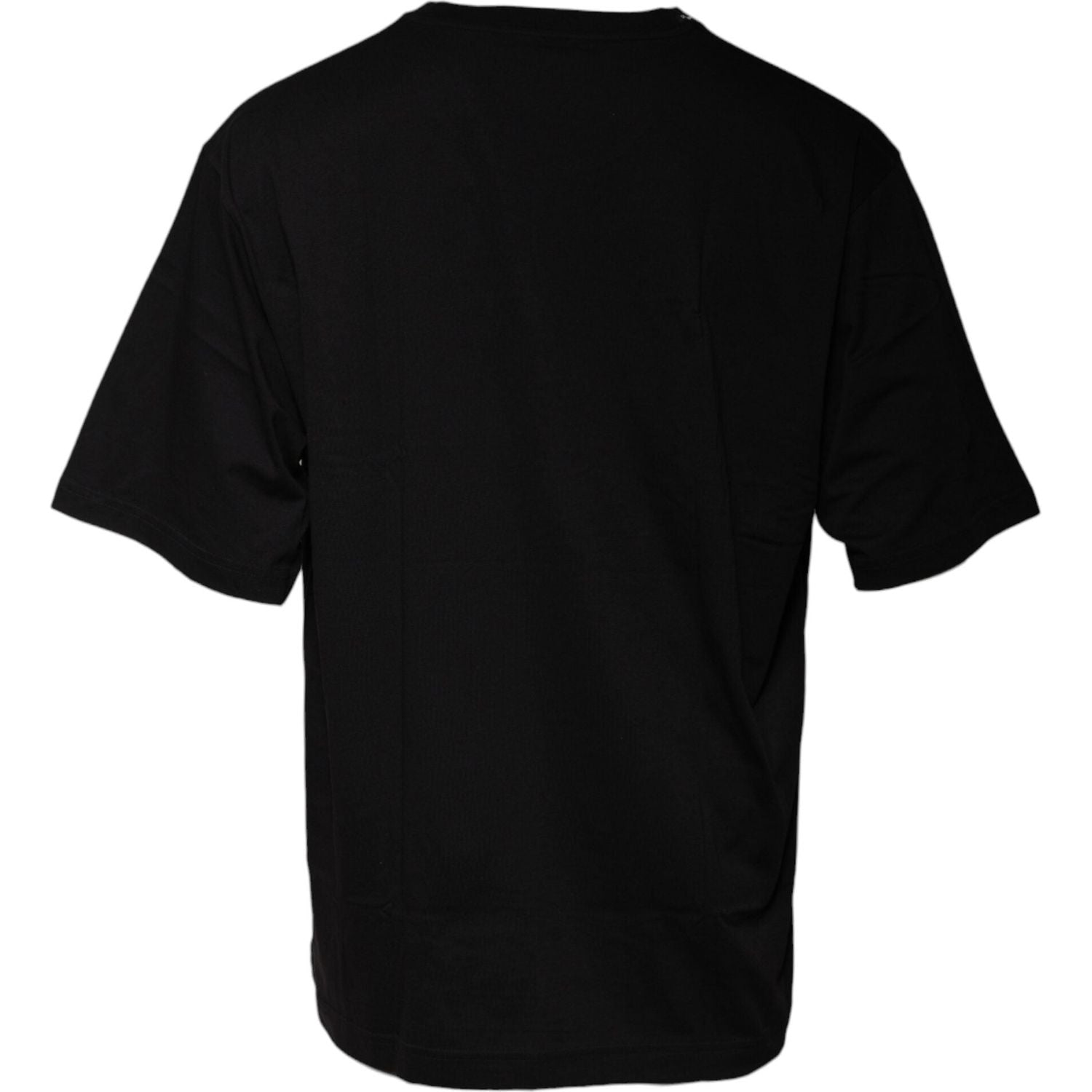 Dolce & Gabbana Black Logo Print Cotton Short Sleeves T-shirt