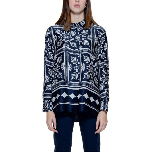 Street One Blue Viscose Shirt