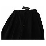 Dolce & Gabbana Black Wool High Waist Pleat Front Cropped Pants PAN70852-40