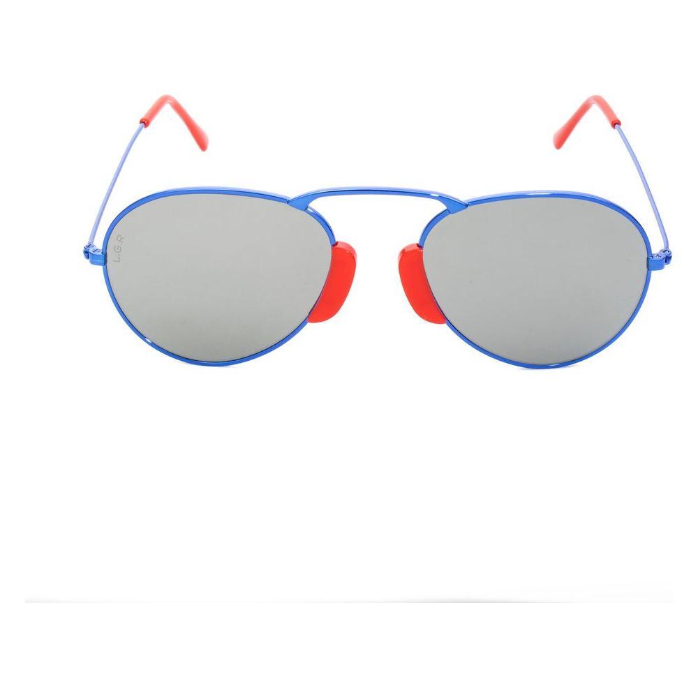 LGR Blue Metal Sunglasses