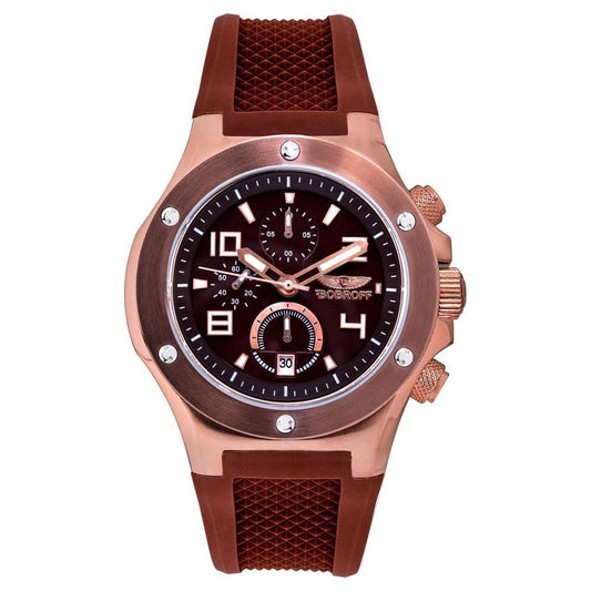 Bobroff Brown Rubber Watch