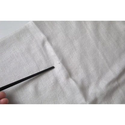 Dolce & Gabbana Gray Cashmere Wrap Shawl Fringe Scarf