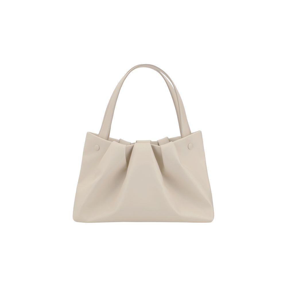 Front view with bag zipped and handles upright.