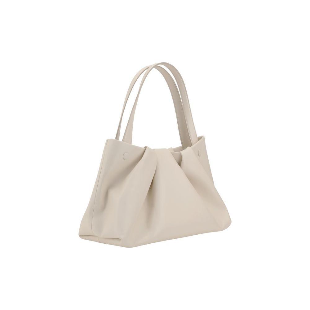 Front view with bag zipped and handles upright.