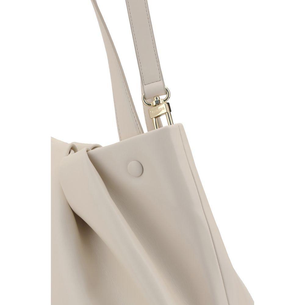 Front view with bag zipped and handles upright.