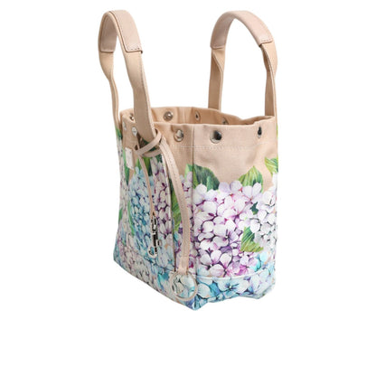 Dolce & Gabbana Multicolor Floral Canvas TANIA Top Handle Tote Borse Bag